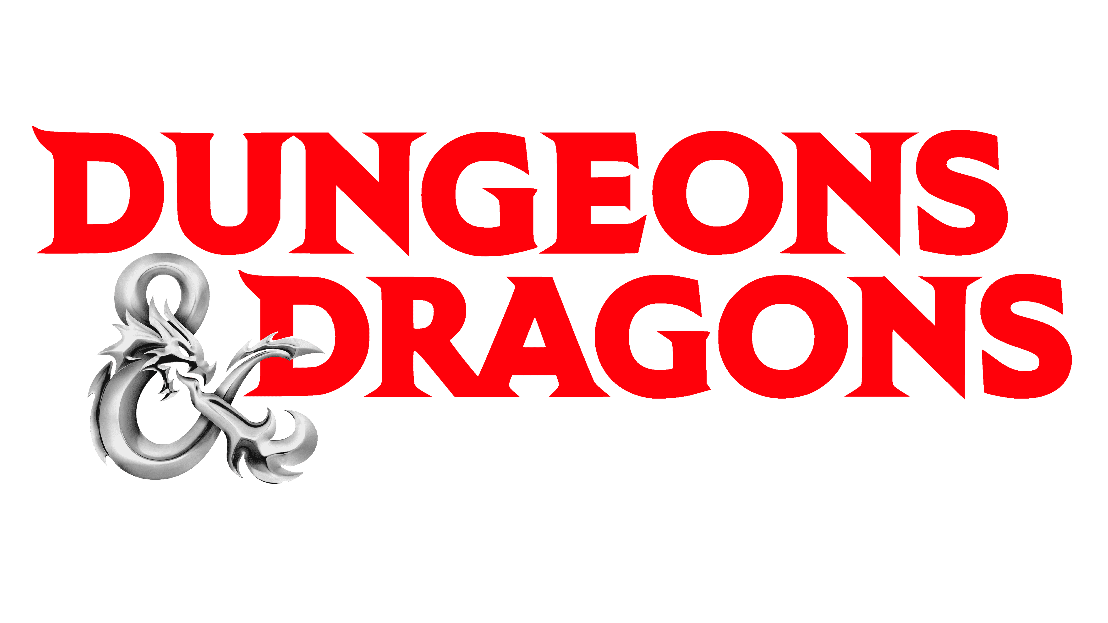 The logo for the Dungeons and Dragons roleplaying game.