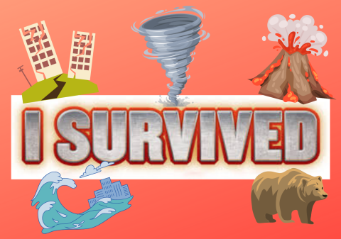 I Survived with symbols for Natural Disasters