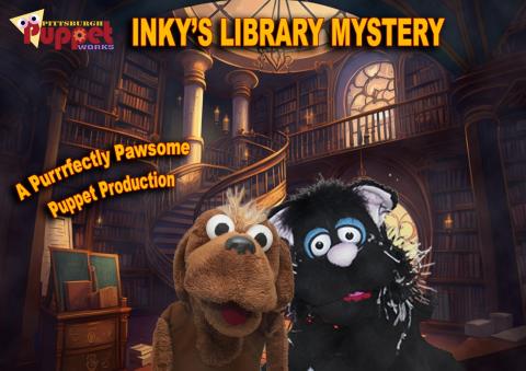 A puppet cat and dog.