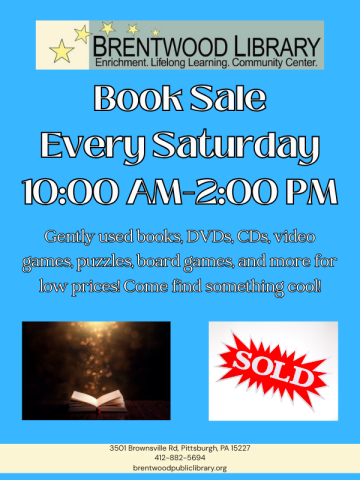 Book Sale every Saturday