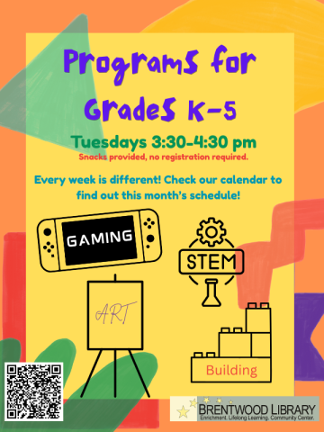 Programs for Grades K-5