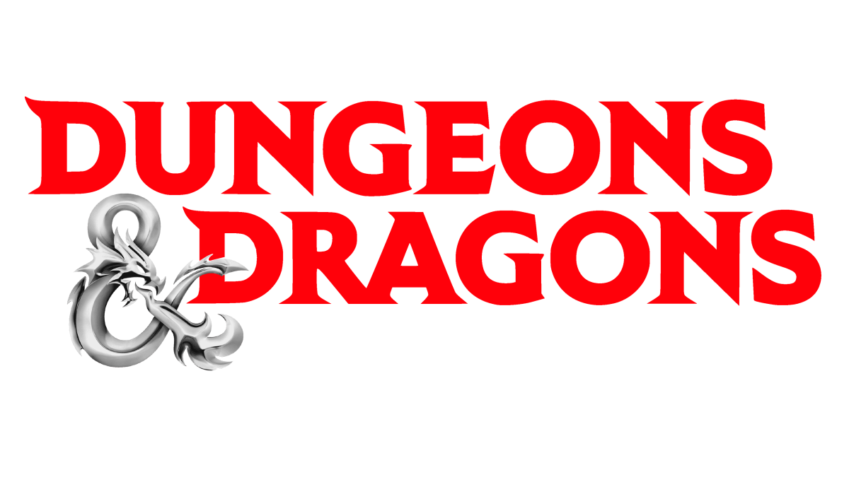 The logo for the Dungeons and Dragons roleplaying game.