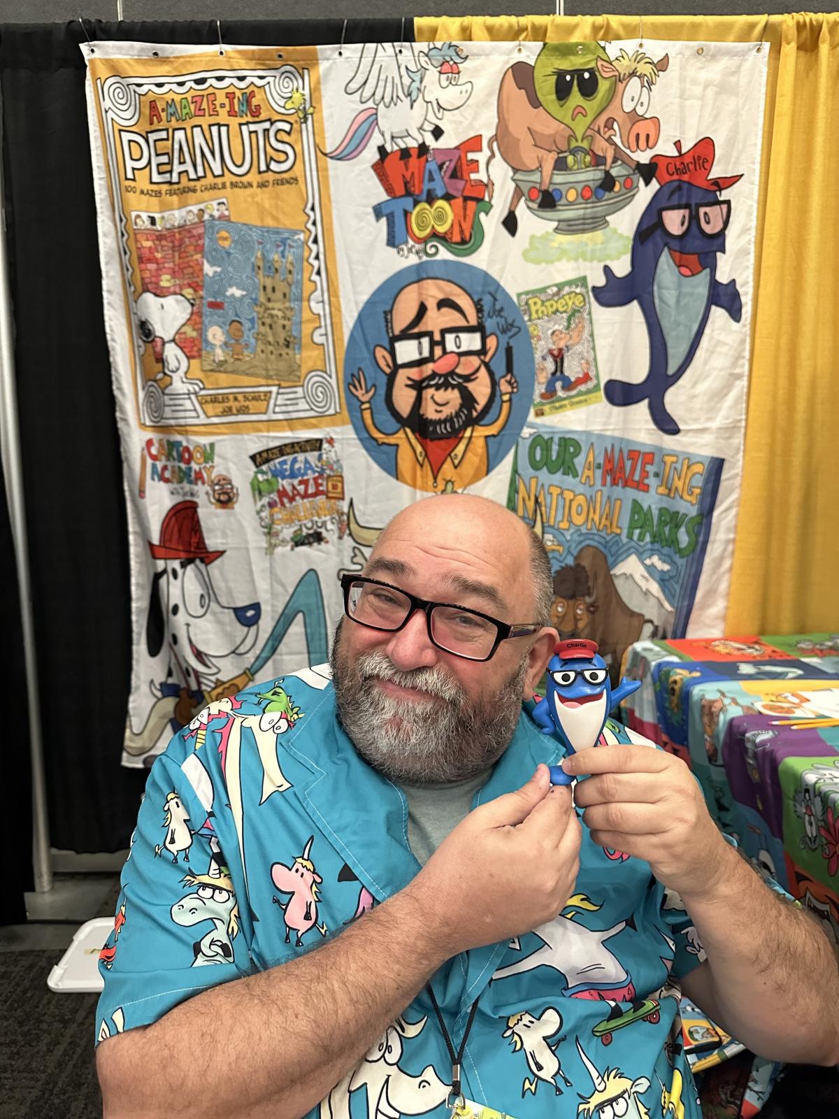 A picture of cartoonist Joe Wos